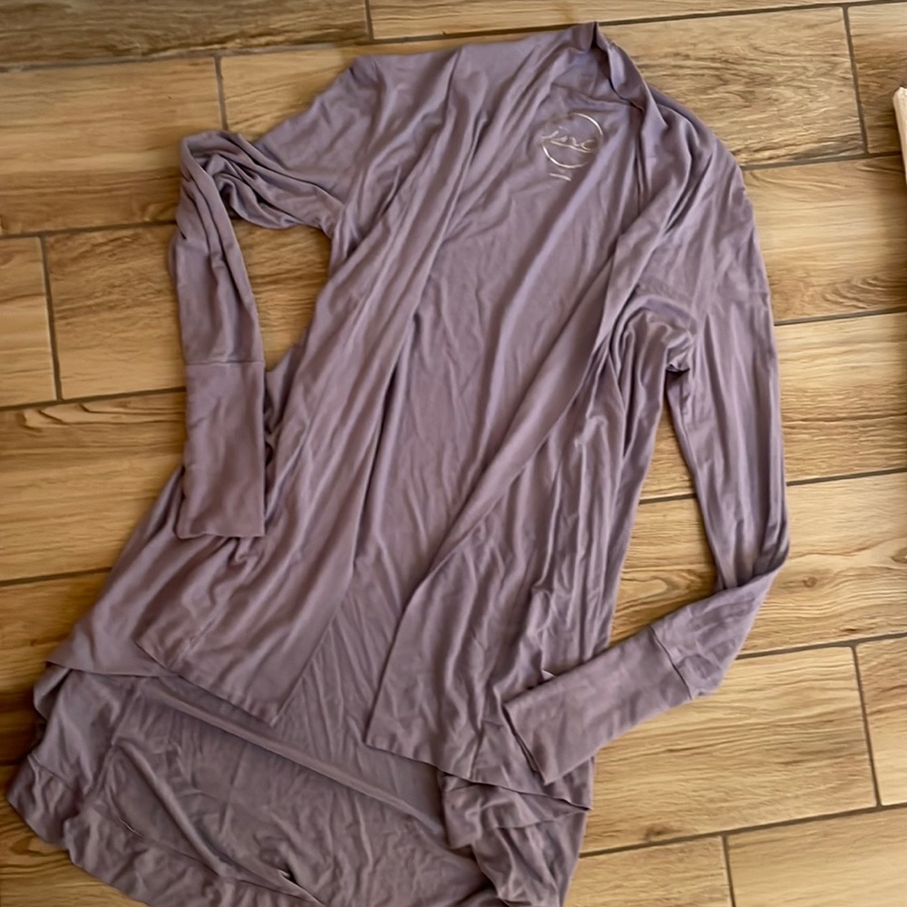 INC light purple cardigan